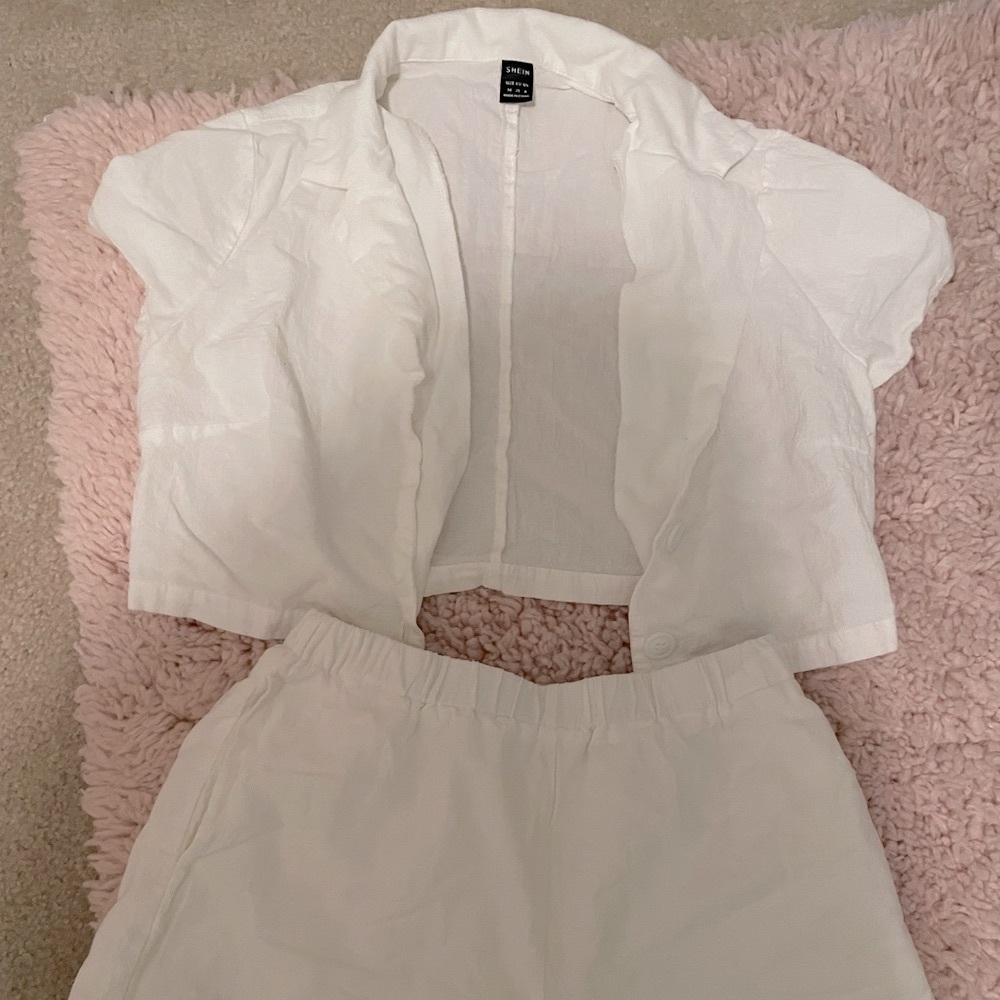Linen Short Set